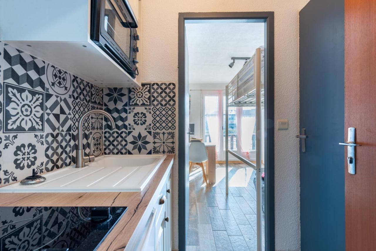 Le Bobsleigh - Joli Studio Au Coeur Des Angles Apartment Exterior foto